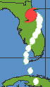 florida hurricane charting predicted paths charts forecast wind intensity